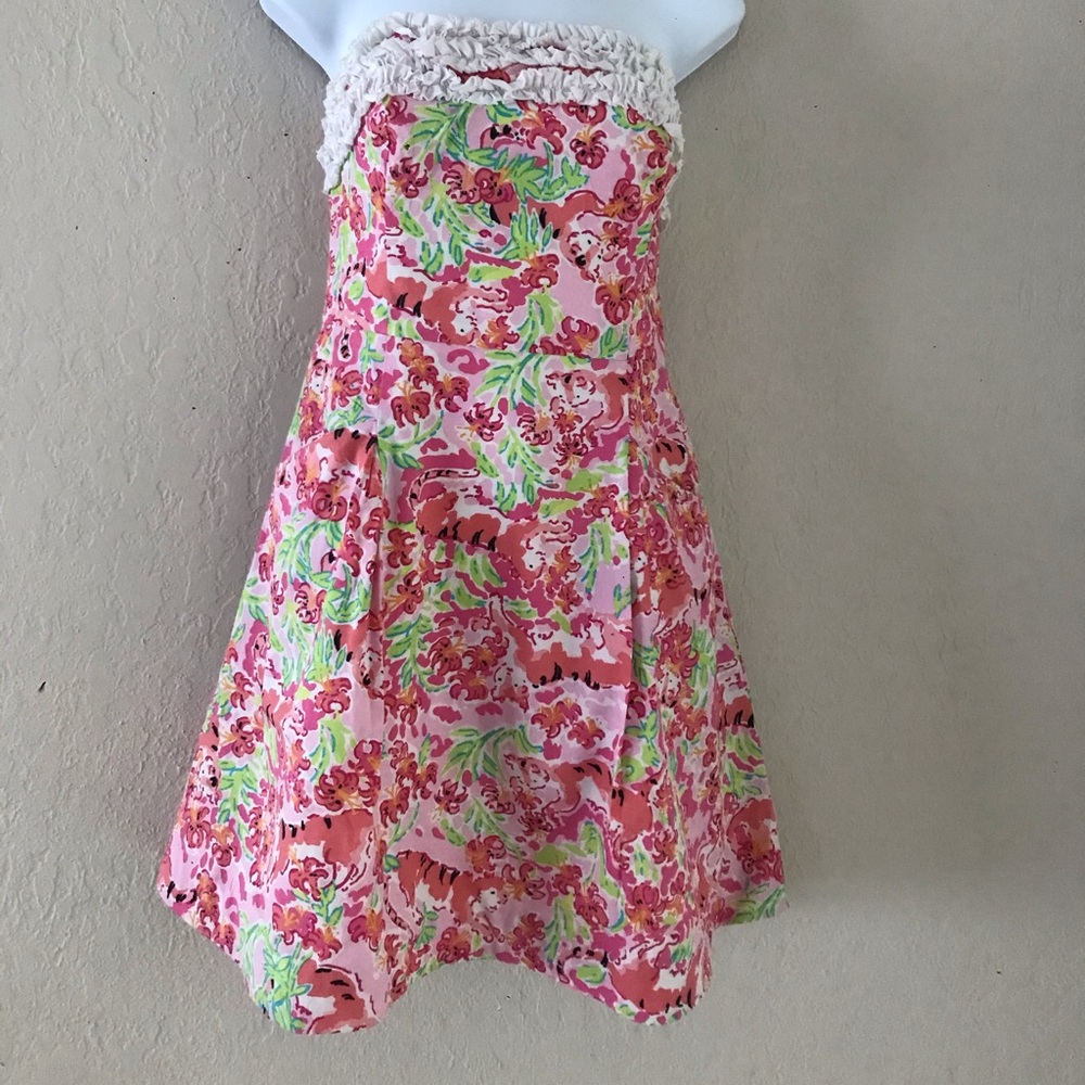 Lily Pultizer dress call me kitty print